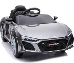 LEAN CARS Elektrické autíčko Audi R8 Lift A300 strieborné
