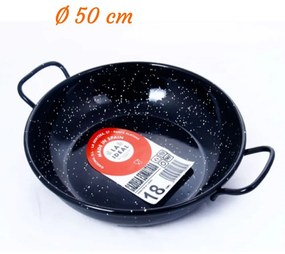 13375 Smaltovaná hlboká panvica Paella WOK 50 cm GARCIMA