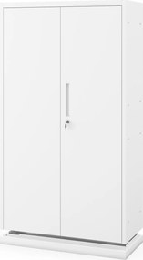 Kovová modulárna multifunkčná skriňa na podstavci biela MEGAN 1600 x 900 x 400 mm