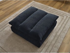 Tmavomodrá ženilková podnožka Neil – Bobochic Paris