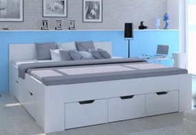 Posteľ Astral 180x200 cm, biela%