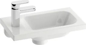 Ravak Chrome umývadlo 40x22 cm otvor pre batériu vľavo CHRUMMINIL