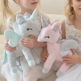 Mojkáčik - Plyšový jednorožec mätový L