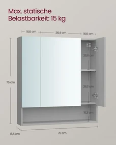 Zrkadlová skrinka BBK129G01