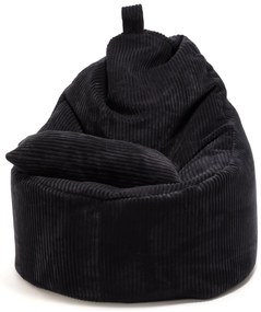 Manšestrové kreslo Yoko Velvet – 180 l – 75 × 70 cm Farba: SZ19 - čierna