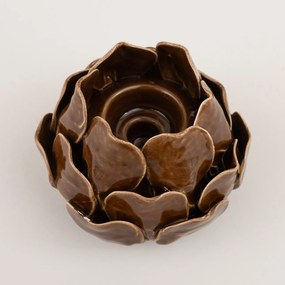 Svietnik Petalia dark brown 10 cm