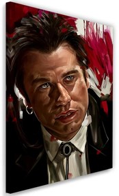 Gario Obraz na plátne Pulp Fiction, John Travolta alias Vincent Vega - Dmitry Belov Rozmery: 40 x 60 cm