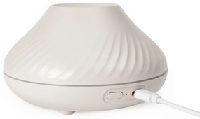 LED RGB Aróma difúzor s imitáciou plameňa LED/6,5W/5V 130ml biela