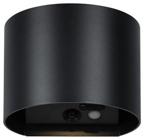 LED nástenné vonkajšie svietidlo so senzorom pohybu na USB (výška 10 cm) Genie – Trio