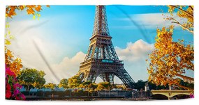 Sablio Uterák Paríž Eiffelova veža Flowers - 50x100 cm