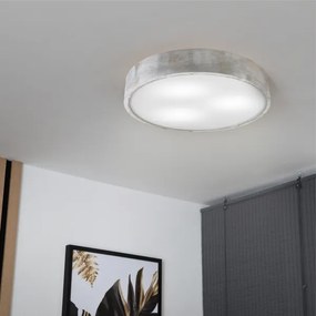 Brilagi - Stropné svietidlo PINO 3xE27/15W/230V borovicové/strieborné pr. 47,5 cm