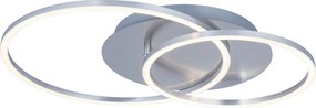 XXXLutz STROPNÉ LED SVIETIDLO, 54,7/40/7 cm Novel - Interiérové svietidlá - 004076001001