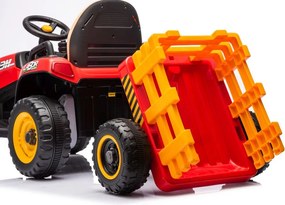 LEAN CARS Elektrický traktor BBH-030 červený