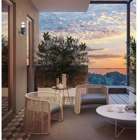 Redo 90201 - Vonkajšie svietidlo so senzorom TRITON 1xE27/28W/230V IP54 čierna