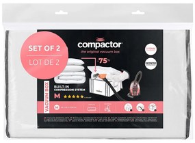 Vákuové/vystužené látkové úložné boxy na oblečenie v súprave 2 ks 42x25x25 cm Life – Compactor