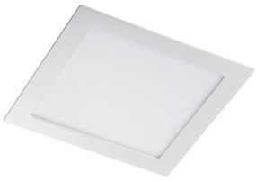 KANLUX Vstavané vonkajšie LED osvetlenie ERIKO, 18W, teplá biela, 23x23cm, hranaté, biele, IP44