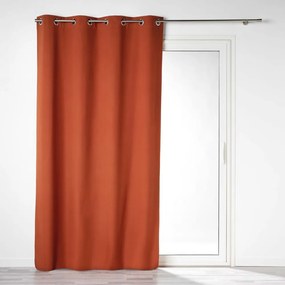 Zatemňovací záves z mikrovlákna v tehlovej farbe 140x260 cm Obscure – douceur d'intérieur