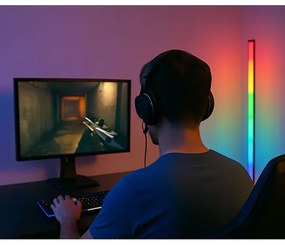 Grundig - LED RGBW Stmievateľná stojacia lampa LED/6W/230V + diaľkové ovládanie