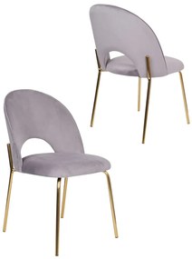 Stoličky24.sk - Stolička Molly Gold sivá