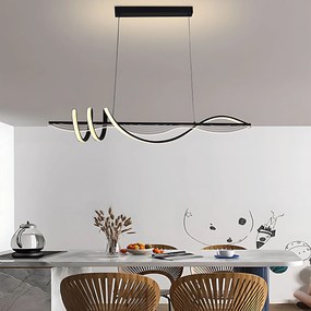 Toolight Toolight, závesné LED svietidlo 100 cm, 3000K, LHJ041-CP, čierna, OSW-50019