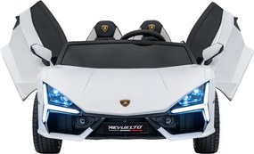Elektrické autíčko Lamborghini Revuelto XL STRONG biele