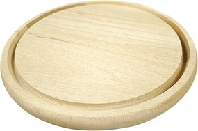 AMADEA Drevená servírovacia doska - podnos, masívne drevo, 20 cm