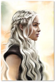 Gario Obraz na plátne Hra o tróny, portrét Daenerys Targaryen - Dmitry Belov Rozmery: 80 x 120 cm