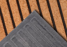 Hanse Home, Rohožka Striped 105935 - na von aj na doma, 45x75, hnedá, chodba / predsieň