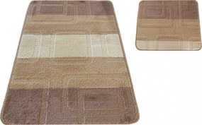 Súprava kúpeľňových predložiek TÁŇA - vzor 04N - béžová