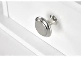 Toaletný stolík SARA 80x130 cm + taburet 45x37 cm biela