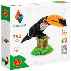 Jokomisiada 3D Origami – zvieratko Tukan