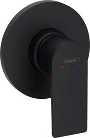 Hansgrohe Rebris E, sprchová batéria pod omietku, čierna matná, HAN-72659670