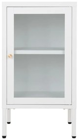Biela kovová vitrína 38x70 cm Dalby – House Nordic