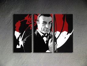 Ručne maľovaný POP Art obraz James Bond