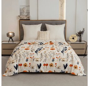 Mikroplyšová baránková deka PAPAVA, krémová Rozmer: 200 x 220 cm