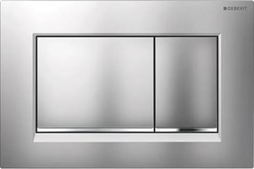 Geberit 115.883.JQ.1 - Splachovacie tlačidlo Sigma30 24,6x16,4 cm, matný chróm / lesklý chróm