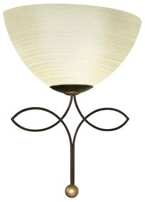 EGLO 89135 - nástenné svietidlo BELUGA 1xE27/60W antická hnedá