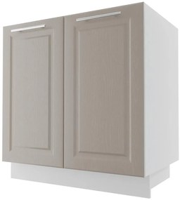 Kuchynská skrinka Emporium d11/80 grey stone/kor.biela