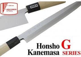 nůž Sushikiri 240mm Kanetsune Honsho Kanemasa G-Series