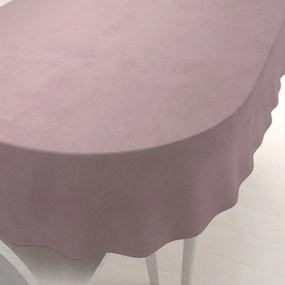 Biante Veľký zamatový oválny obrus Velvet Premium SVP-002 Staroružový 240x280 cm