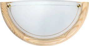 Rabalux UFON nástenné drevené svietidlo 60W/E27/IP20 - svetlé drevo