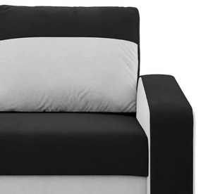 Pohovka ORION čierna / biela