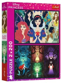 Trefl Puzzle 2x200 - Očarujúce princezné