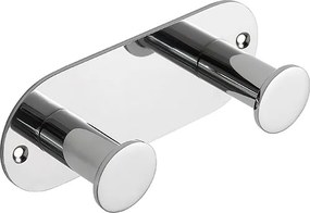 Bemeta Design EASY01: Vešiak, so 2 háčikmi, lesk - 164106371