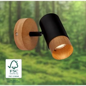 Briloner 2144015 - Nástenné bodové svietidlo SPOT 1xGU10/9W/230V