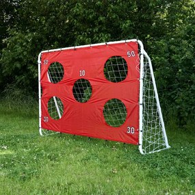 KIK Detská futbalová bránka 2v1 s podložkou na presnosť, 213 x 152 x 76 cm