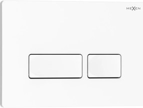 Mexen Tex 04, tlačidlo na splachovanie, biela lesklá, 6104-01