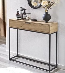 Konzolový stolík so zásuvkami Malmö, dub%