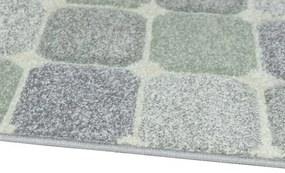 Oriental Weavers, Kusový koberec Portland 172/RT4G, 80x140, zelená, chodba / predsieň