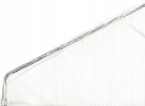 Garden Line Biely skleník na paradajky 200 x 77 x 168/146 cm